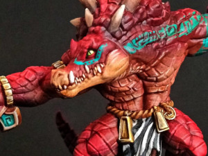 Zantharot Lizard Champion Ready to Print 3D Print Model