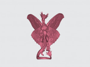 Fairy Dragon Ready to Print 3D Print Model