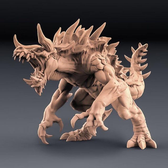 Legendary Devourer Tarasque Ready to Print 3D प्रिंट मॉडल .c4d .max .obj .3ds .fbx .stl .blend