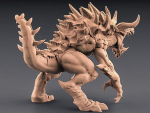 Legendary Devourer Tarasque Ready to Print 3D प्रिंट मॉडल