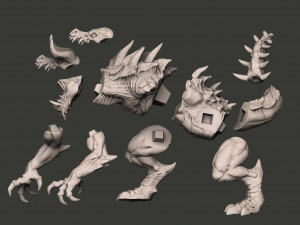 Legendary Devourer Tarasque Ready to Print 3D प्रिंट मॉडल