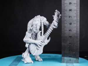 Gunlutt the troll guitarist Ready to Print Model Cetak 3D