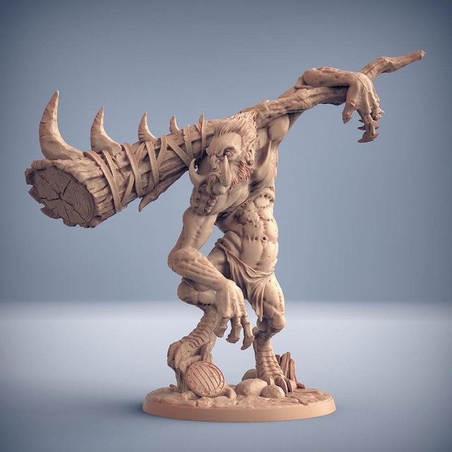 Gunlutt the Troll Ready to Print 3D Druckmodell .c4d .max .obj .3ds .fbx .stl .blend 