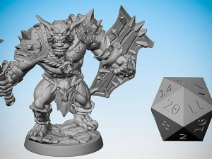 Bugbear Lost Adventures Sample Ready to Print 3D Print Model