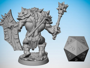 Bugbear Lost Adventures Sample Ready to Print 3D Print Model