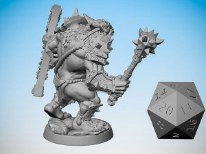 Bugbear Lost Adventures Sample Ready to Print 3D Print Model