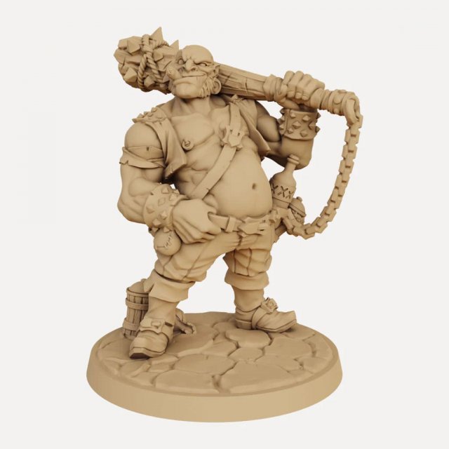 Dunn Half Ogre Ready to Print 3D 打印模型 .c4d .max .obj .3ds .fbx .stl .blend
