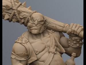 Dunn Half Ogre Ready to Print 3D 打印模型