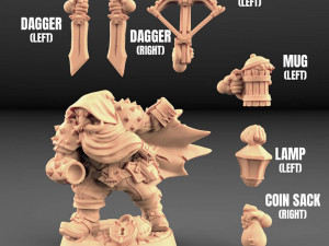 Merrian Silverfinger Ready to Print 3D Print Model