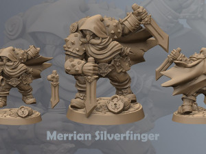 Merrian Silverfinger Ready to Print 3D Print Model