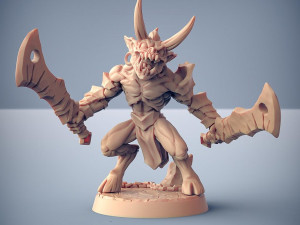 4 Modular Abyss Gruntlings Ready to Print Modello di stampa 3D