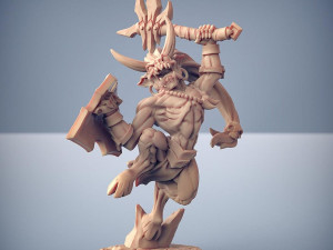 4 Modular Abyss Gruntlings Ready to Print Modello di stampa 3D