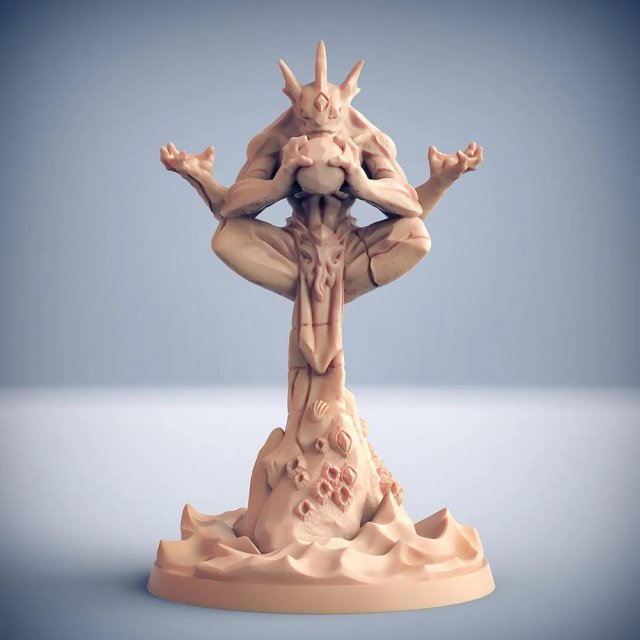 Death Tide Shrine Ready to Print 3D Принт Модель .c4d .max .obj .3ds .fbx .stl .blend 