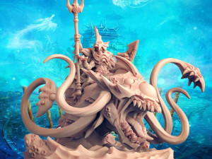 Kurkalla the Tide Tyrant Ready to Print 3D Принт Модель