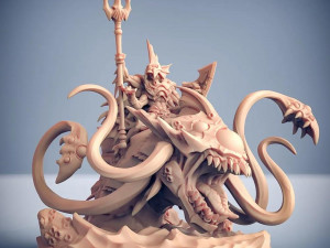 Kurkalla the Tide Tyrant Ready to Print 3D Принт Модель
