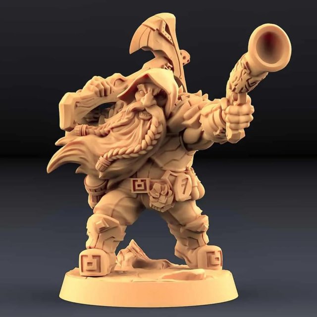 Dwarven Oathbreaker A Ready to Print 3D Print Model .c4d .max .obj .3ds .fbx .stl .blend 
