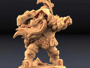 Dwarven Oathbreaker A Ready to Print 3D Print Model