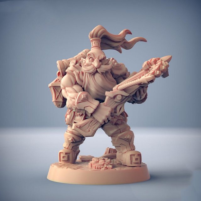 Dwarven Oathbreaker B Ready to Print Modelo de Impressão 3D .c4d .max .obj .3ds .fbx .stl .blend 