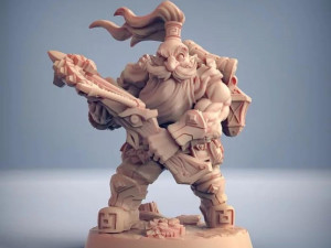 Dwarven Oathbreaker B Ready to Print Modelo de Impressão 3D