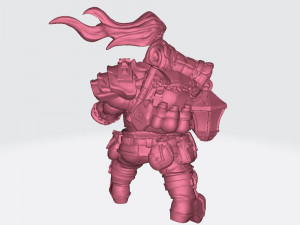 Dwarven Oathbreaker B Ready to Print Modelo de Impressão 3D