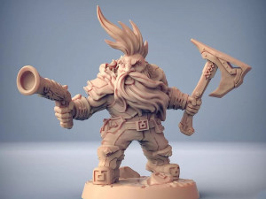 Dwarven Oathbreaker C Ready to Print 3D 프린트 모델
