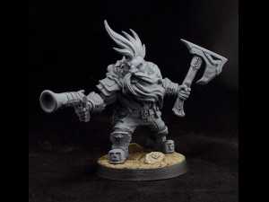 Dwarven Oathbreaker C Ready to Print 3D 프린트 모델