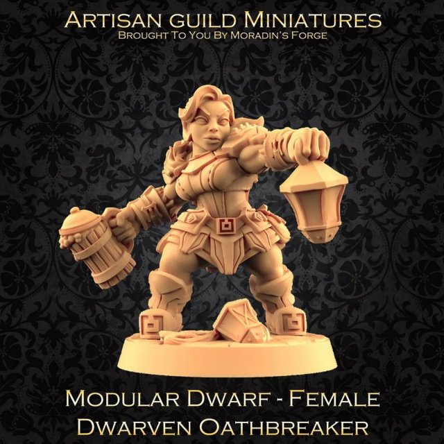 Dwarven Oathbreaker E Ready to Print 3Dプリントモデル .c4d .max .obj .3ds .fbx .stl .blend 