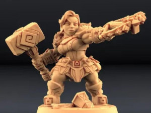 Dwarven Oathbreaker E Ready to Print 3Dプリントモデル