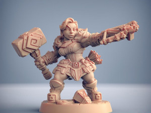 Dwarven Oathbreaker E Ready to Print 3Dプリントモデル