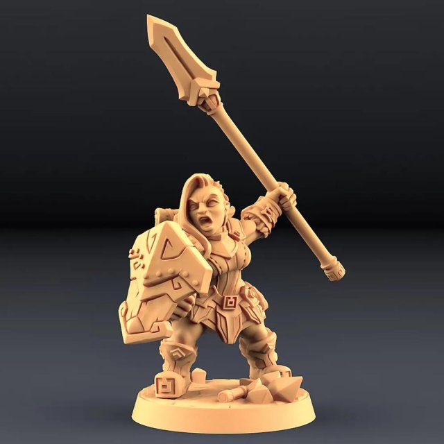 Dwarven Oathbreaker F Ready to Print 3D Print Model .c4d .max .obj .3ds .fbx .stl .blend 