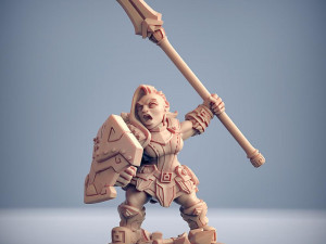 Dwarven Oathbreaker F Ready to Print 3D Print Model