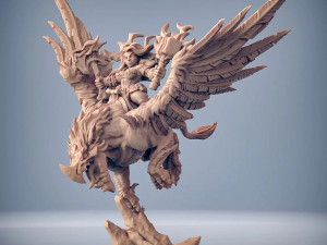 Helga on Gryphon Ready to Print 3D-printmodel
