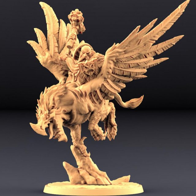 Alvar on Thunderbeak Ready to Print 3D-Druckmodell .c4d .max .obj .3ds .fbx .stl .blend 