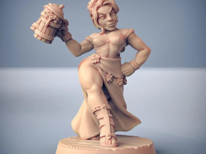 Fraia Dwarven Beauty Ready to Print 3D Print Model