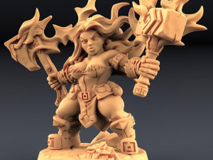 Helga Windfury Ready to Print 3D Print Model