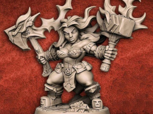Helga Windfury Ready to Print 3D Print Model