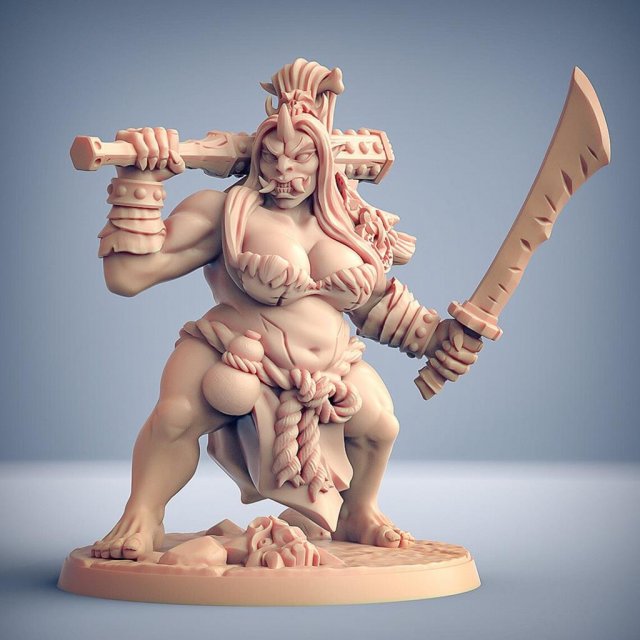 Oni Kyonjin F Ready to Print 3D Принт Модель .c4d .max .obj .3ds .fbx .stl .blend 