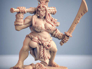 Oni Kyonjin F Ready to Print 3D Принт Модель