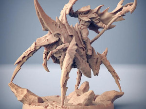 Battle-Prawn Zeek Mounted Heroes Ready to Print 3D 프린트 모델