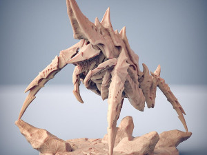 Battle-Prawn Zeek Mounted Heroes Ready to Print 3D 프린트 모델