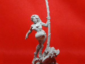 Lara the Dancer and Scourgy the Zeek Ready to Print 3D 打印模型