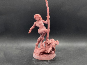 Lara the Dancer and Scourgy the Zeek Ready to Print 3D 打印模型