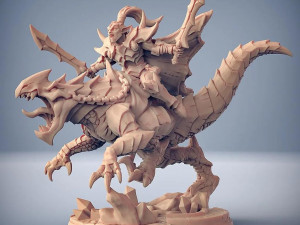 Khaladas on Morvagia the Drakeling Ready to Print 3D 프린트 모델