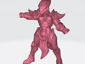 Ashen Inquisitor Female D Miniatures Ready to Print 3D Print Model