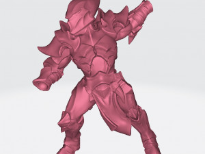 Ashen Inquisitor Female A Miniatures Ready to Print 3D Принт Модель