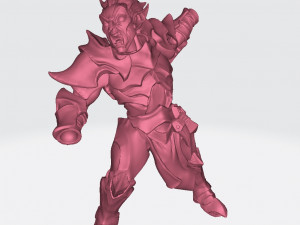 Ashen Inquisitor Female A Miniatures Ready to Print 3D Принт Модель