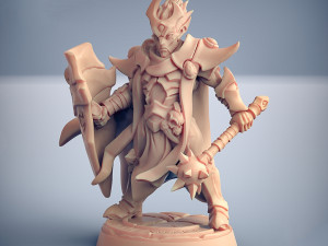 Ashen Priest Male E Miniatures Ready to Print 3D Print Model