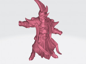 Ashen Priest Male F Miniatures Ready to Print Modelo de impresión 3D