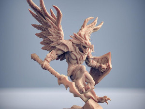 High Gryphkin B Miniatures Ready to Print Modelo de Impressão 3D