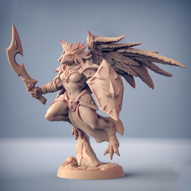 High Gryphkin C Miniatures Ready to Print 3D Принт Модель .c4d .max .obj .3ds .fbx .stl .blend 